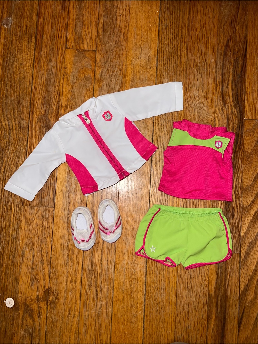 American Girl Truly Me Track Uniform Outfit